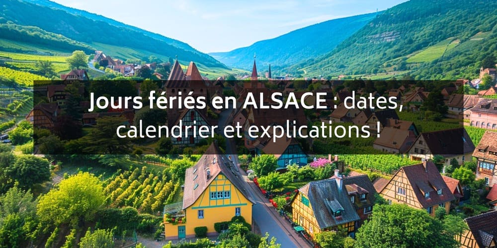 Jours fériés en ALSACE en 2025 Dates, Calendrier et weekends prolongés